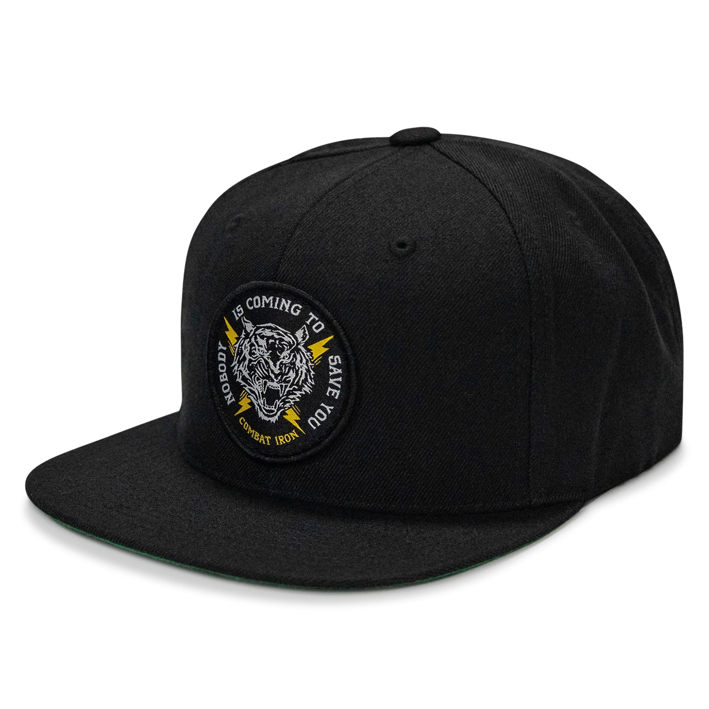 Nobody Is Coming To Save You FlatBill SnapBack Hat