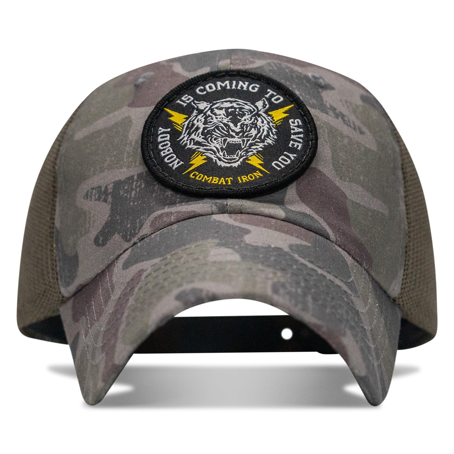 Nobody is Coming To Save You Patch Tactical Ripstop Mesh Snapback Hat