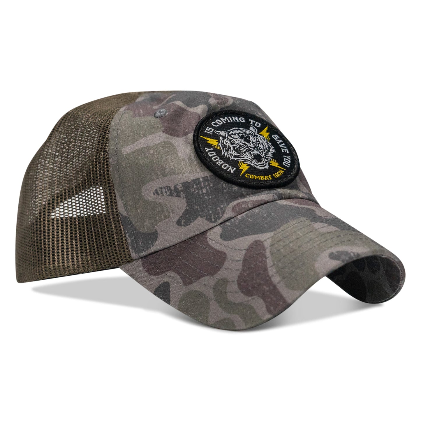 Nobody is Coming To Save You Patch Tactical Ripstop Mesh Snapback Hat