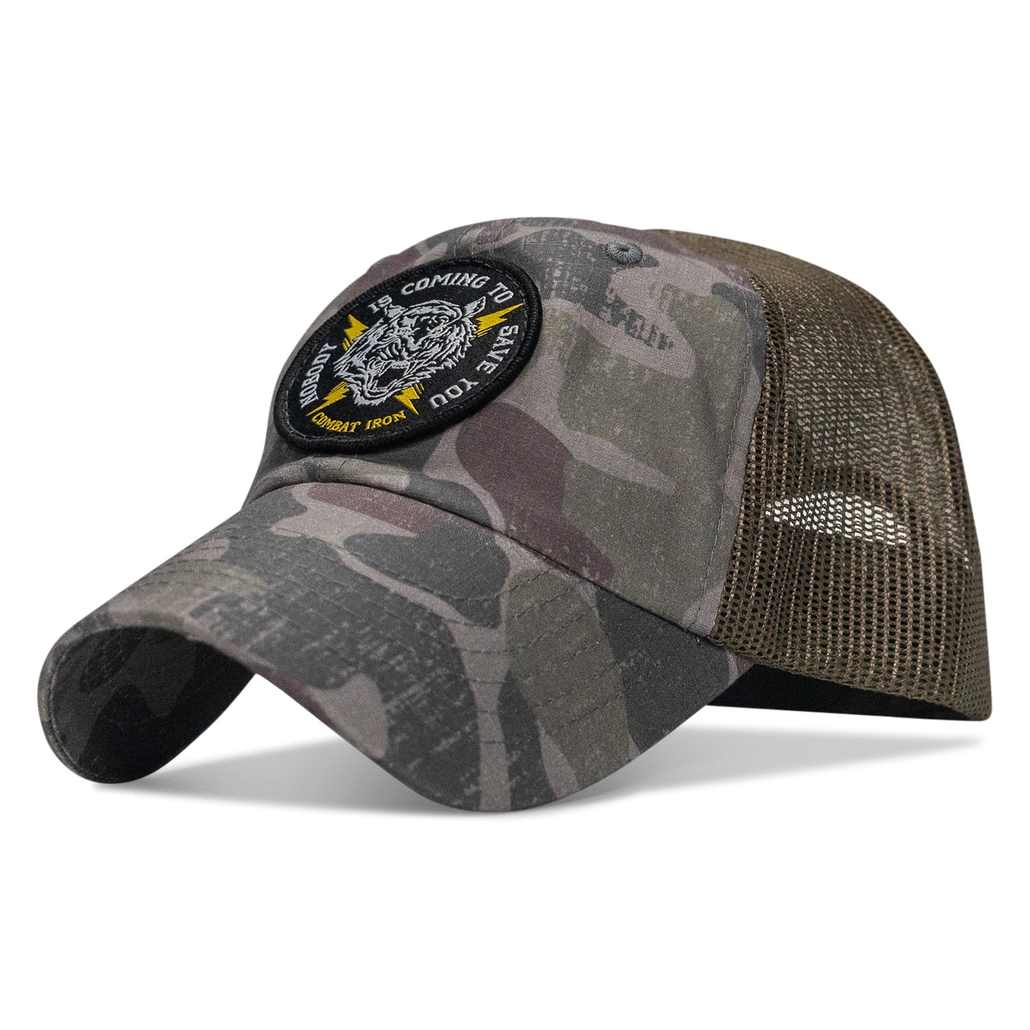 Nobody is Coming To Save You Patch Tactical Ripstop Mesh Snapback Hat