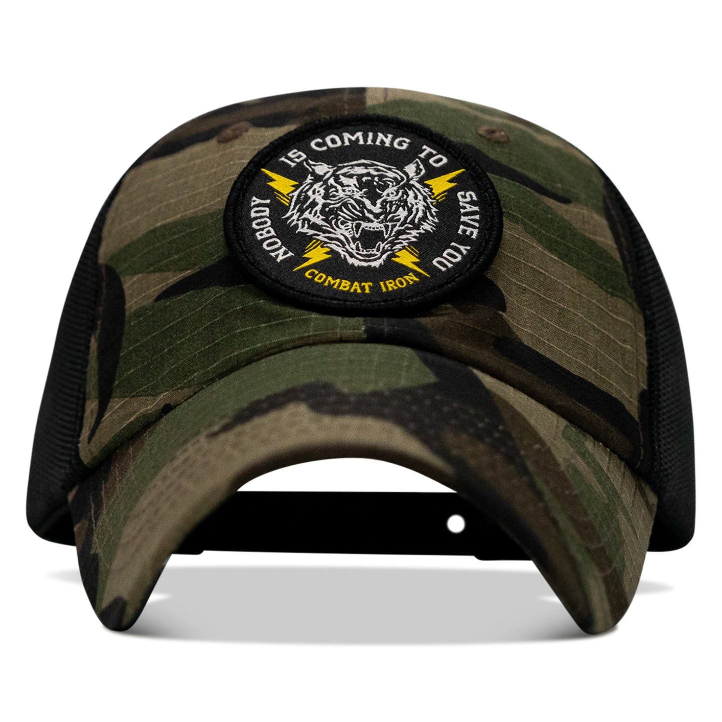 Nobody is Coming To Save You Patch Tactical Ripstop Mesh Snapback Hat