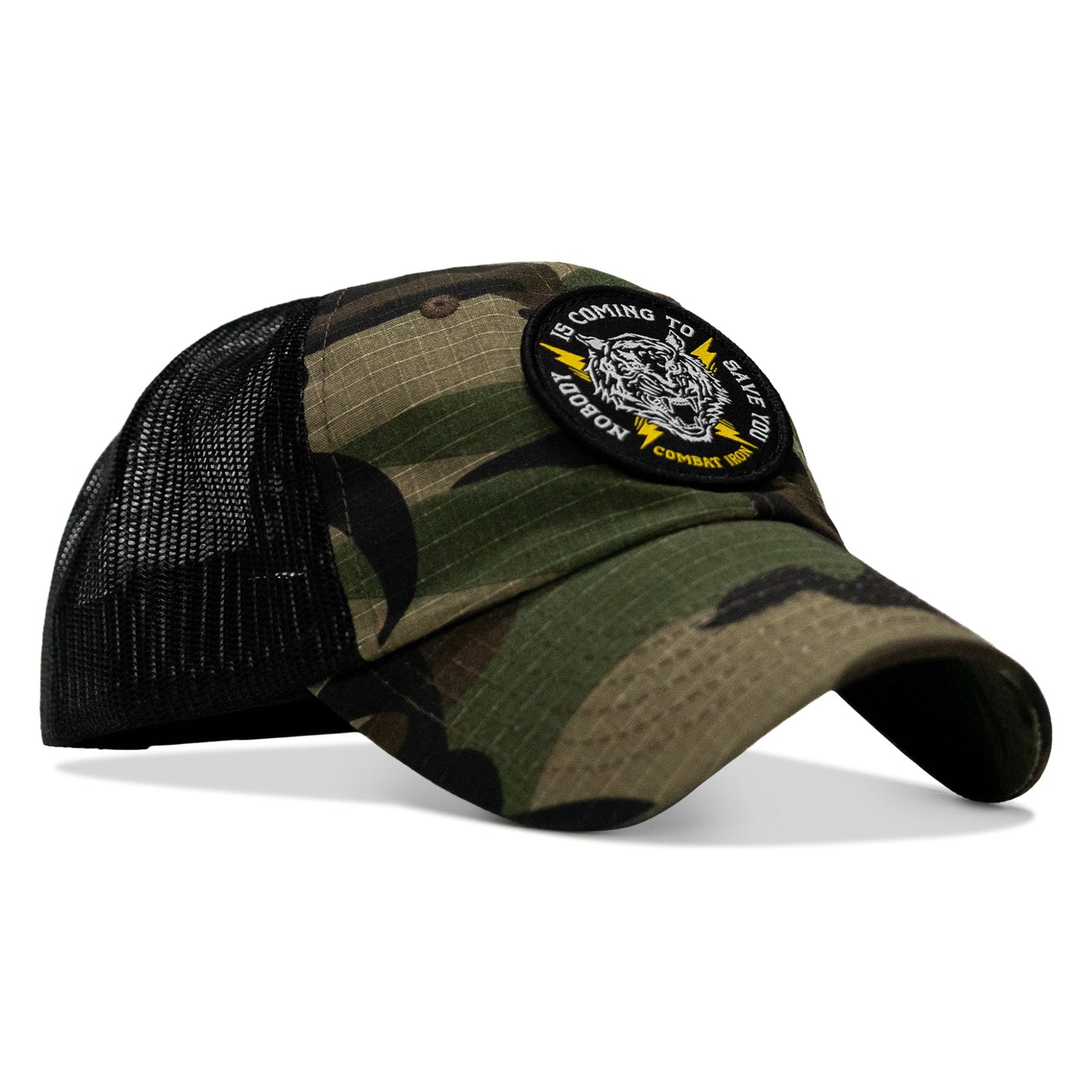 Nobody is Coming To Save You Patch Tactical Ripstop Mesh Snapback Hat