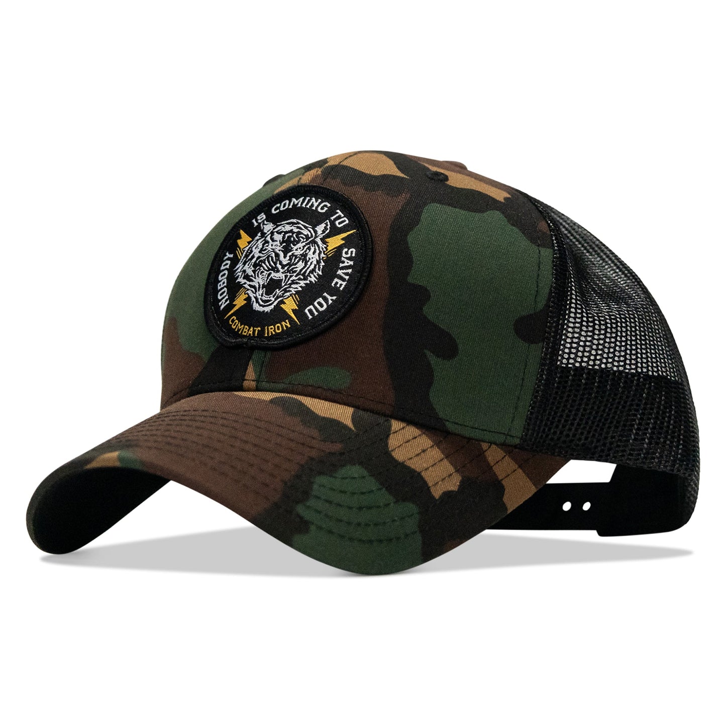 Nobody Is Coming To Save You Patch Snapback Hat