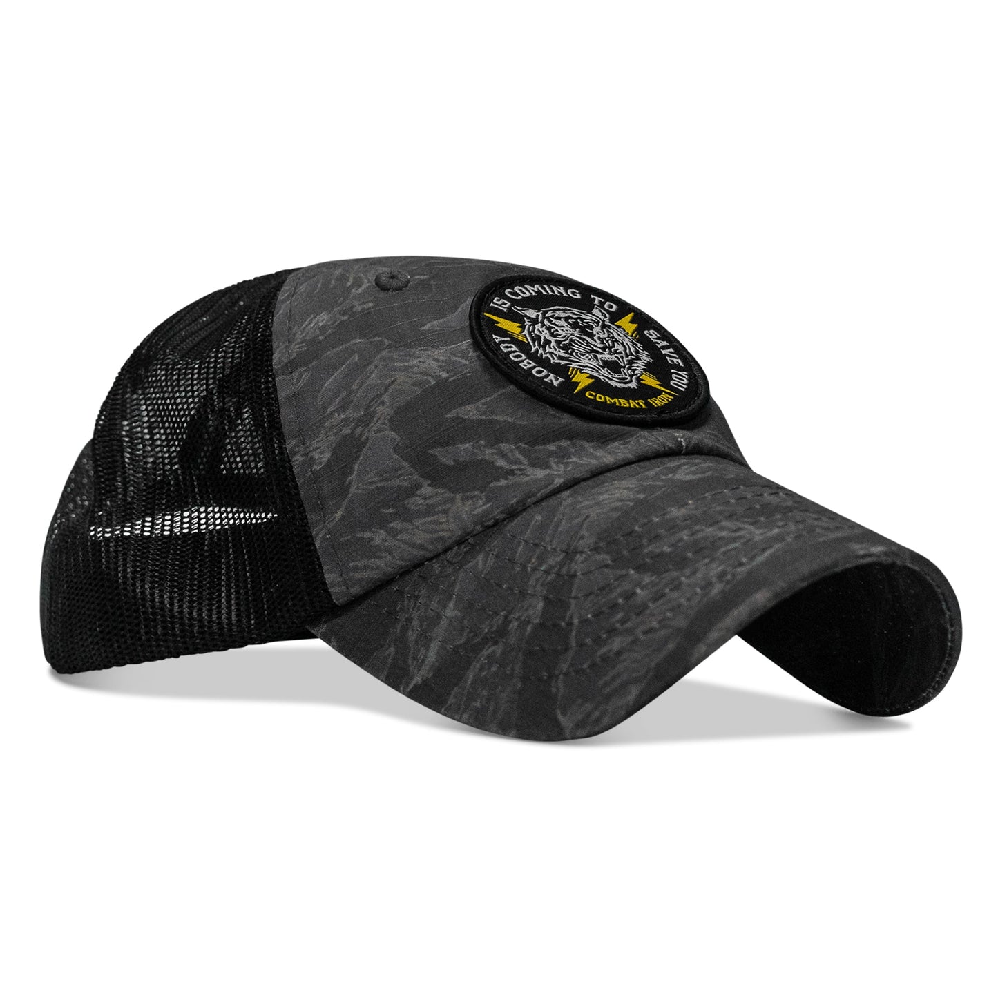 Nobody is Coming To Save You Patch Tactical Ripstop Mesh Snapback Hat