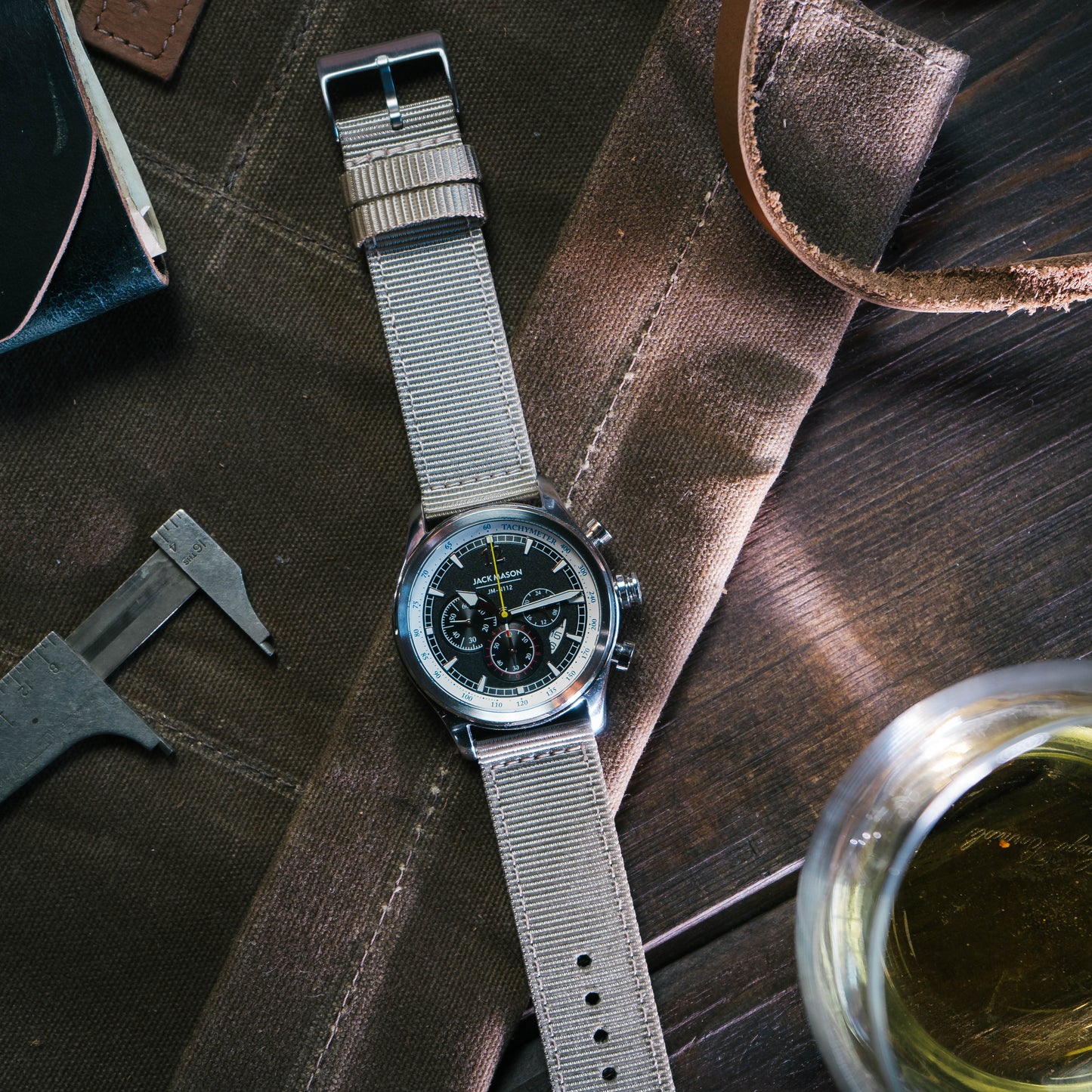 Khaki Tan Two Piece NATO® style Watch Band