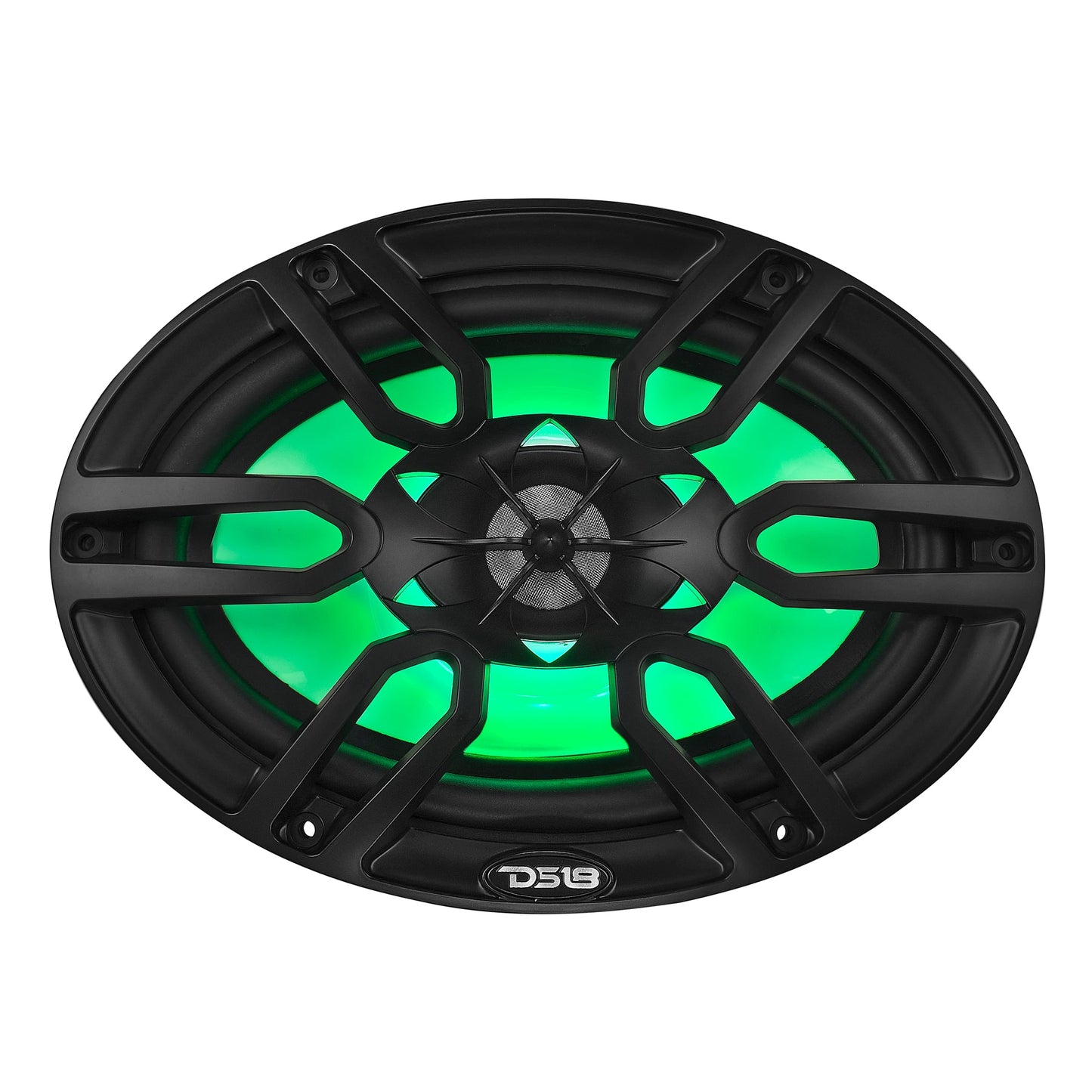 NXL 6x9" 2-Way Coaxial Marine Speaker with LED RGB Lights | 125W RMS 4-Ohm