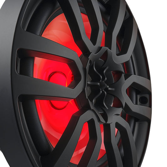 NXL 8" 2-Way Coaxial Marine Speaker with LED RGB Lights | 125W RMS 4-Ohm