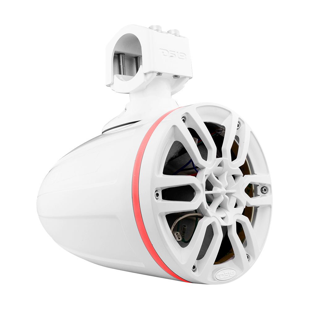 NXL 6.5" Marine and Powersports Empty Tower LED RGB Lights -White