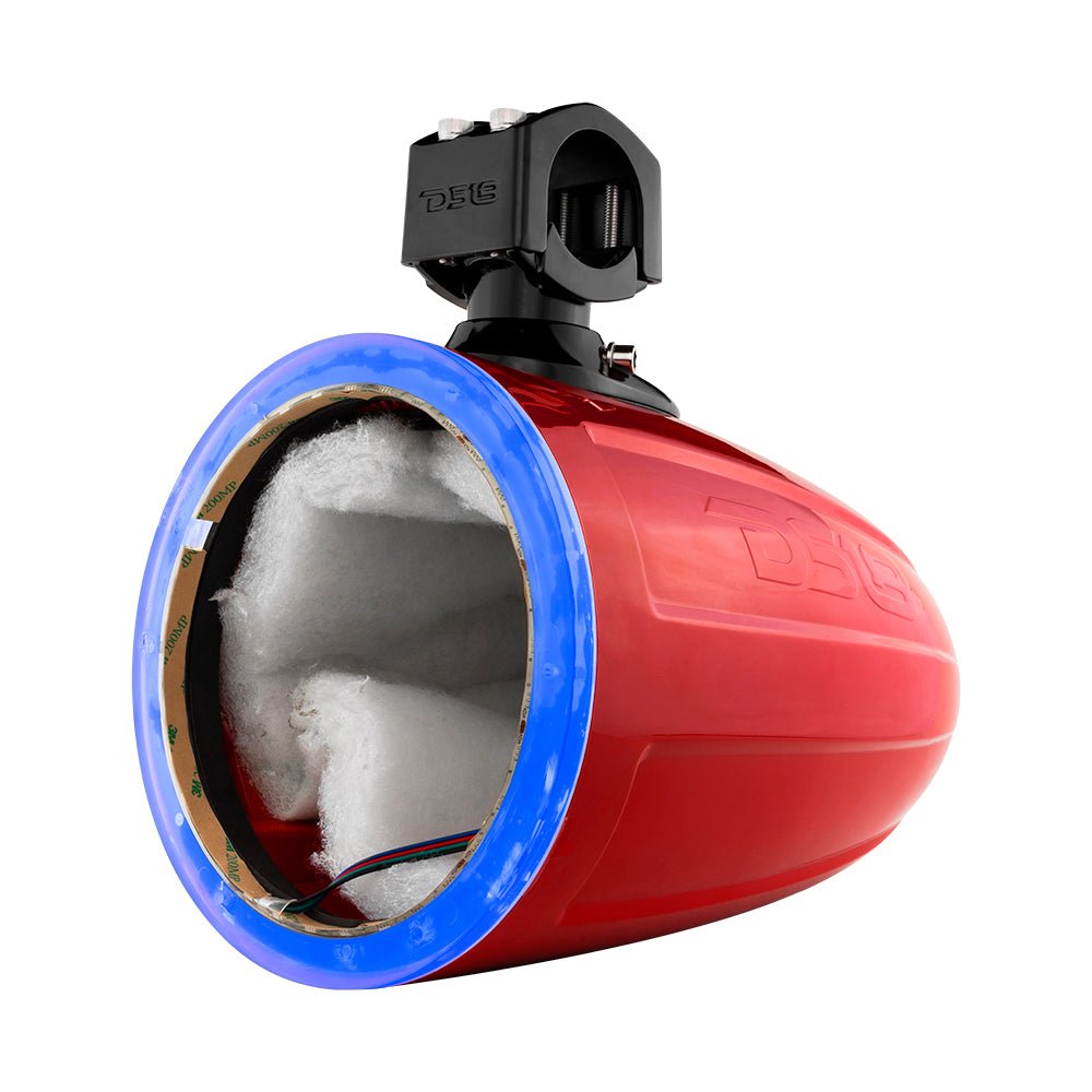 NXL 8" Marine and Powersports Empty Tower LED RGB Lights -Red