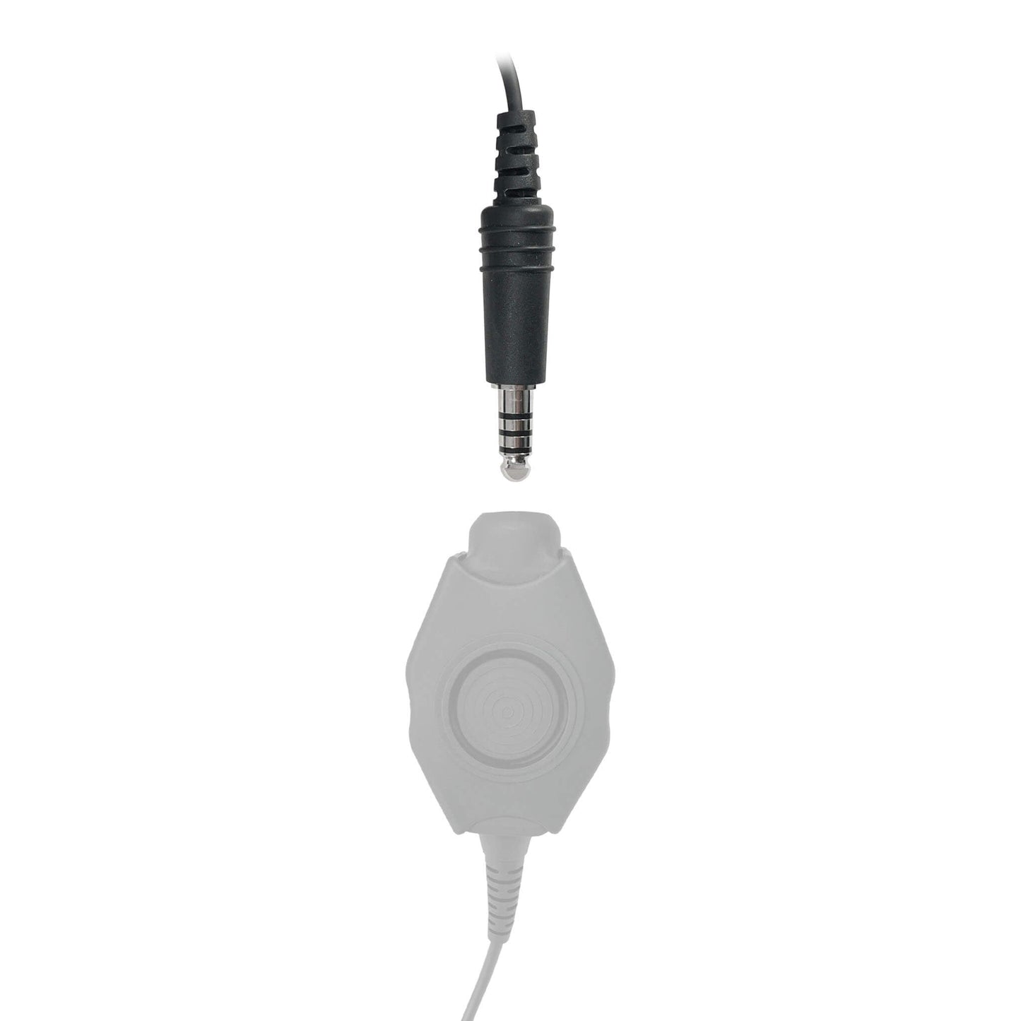 Mic Kit w/ Ear Pro Input Cable & Nexus Connector - NATO Wired, for Hearing Protection(Ear Pro) Headsets