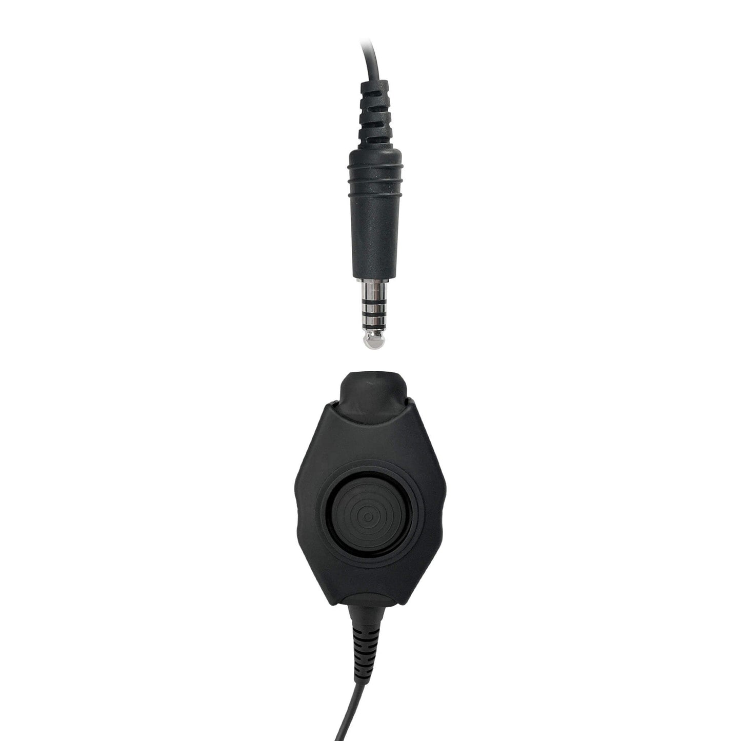 PolTact V1 Tactical Comms Headset w/ Active Hearing Protection & Quick Disconnect (Hirose) Adapter - Motorola: HT750/1250/1550, MTX850/950/960/8250/9250, PR860 & More