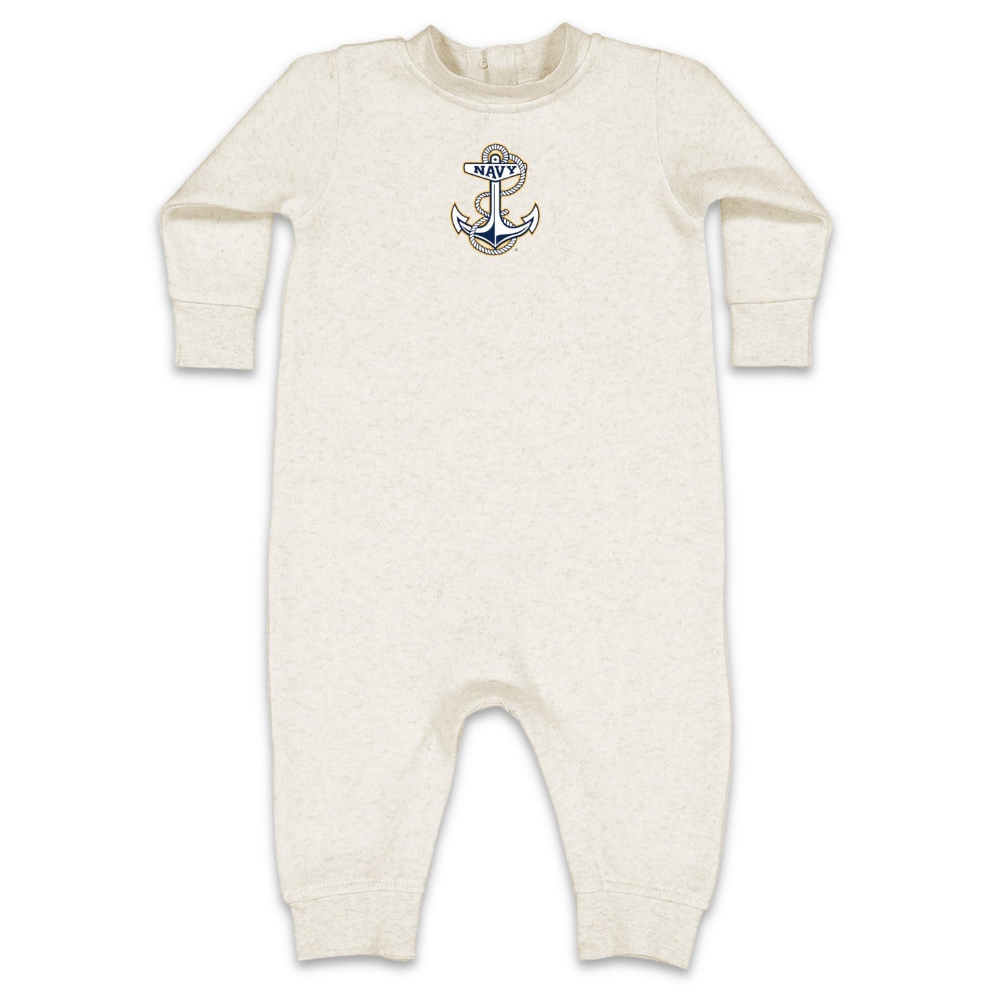 Navy Anchor Infant Fleece