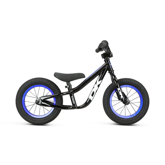 DK Nano 12″ Balance Bike - Black/Blue Rim