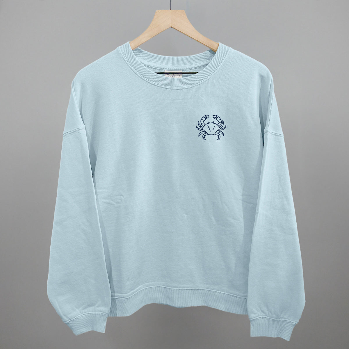 Crab Doodle (Navy Blue) (Left Chest)