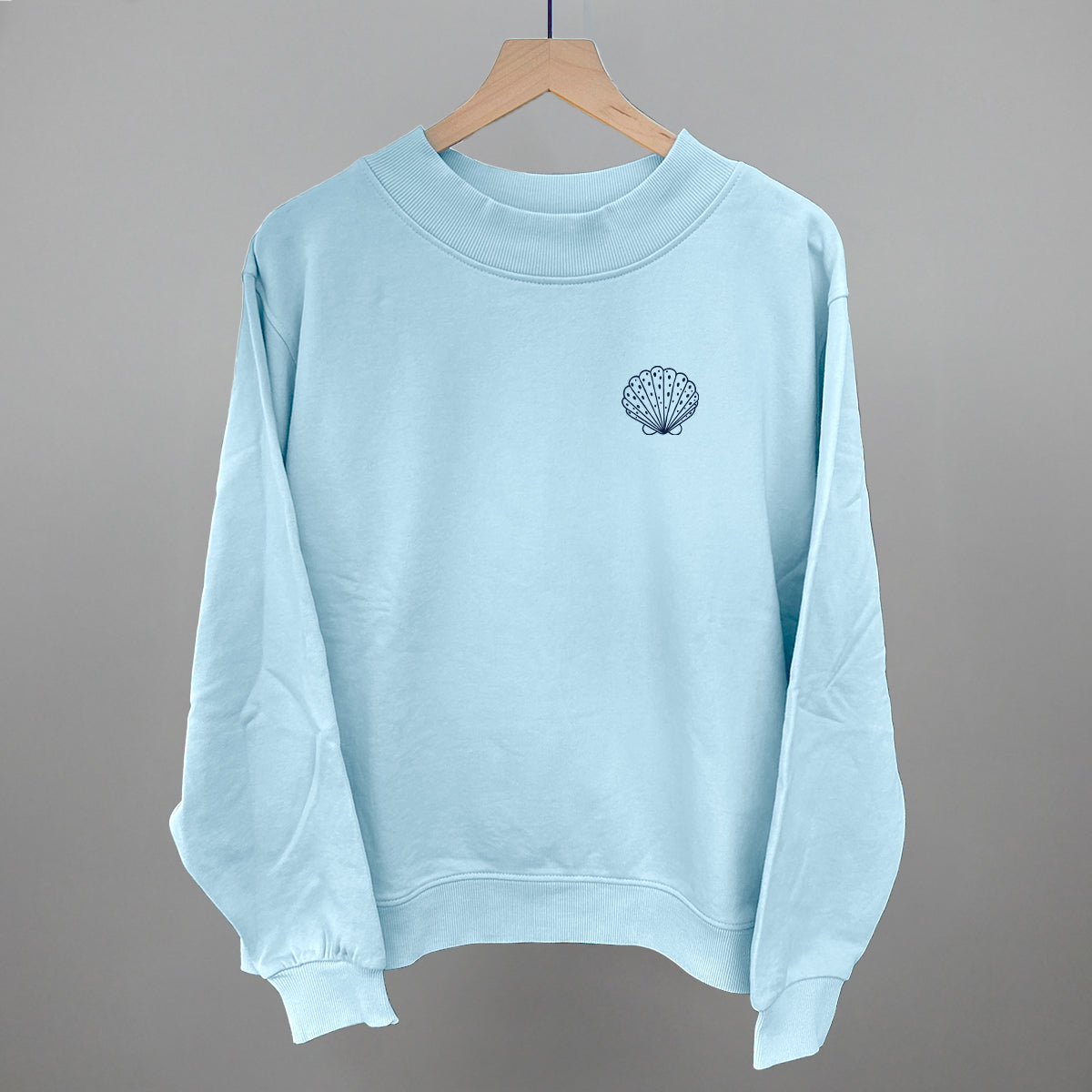 Speckled Seashell (Navy Blue) (Left Chest)