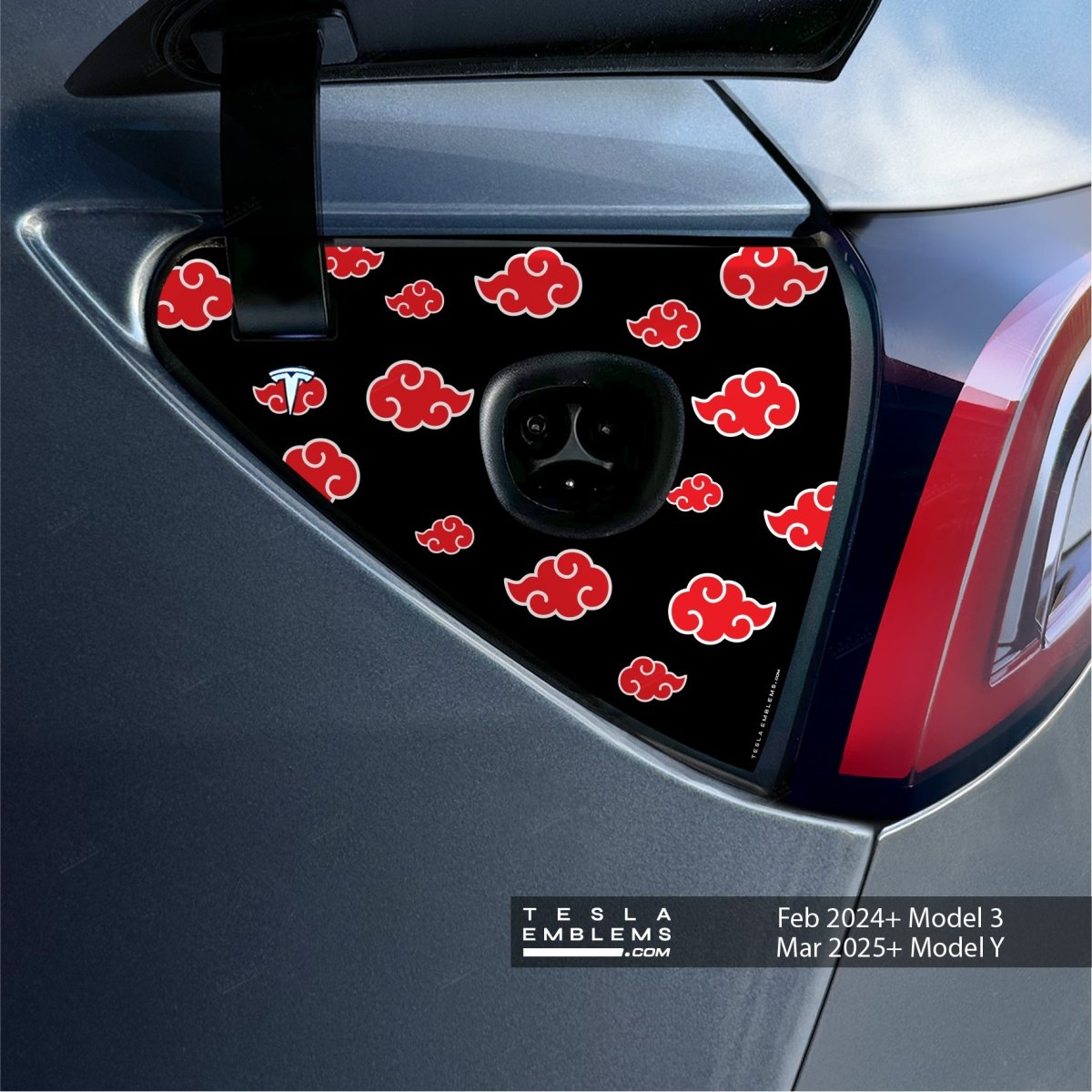 Naruto Akatsuki Tesla Charge Port Wrap | Model 3