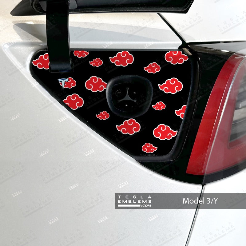 Naruto Akatsuki Tesla Charge Port Wrap | Model Y