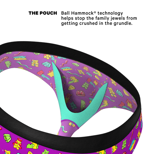 The Naughty Bears | Gummy Bear Ball Hammock® Pouch Underwear Briefs