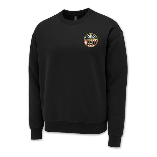Navy 250th Anniversary Crewneck