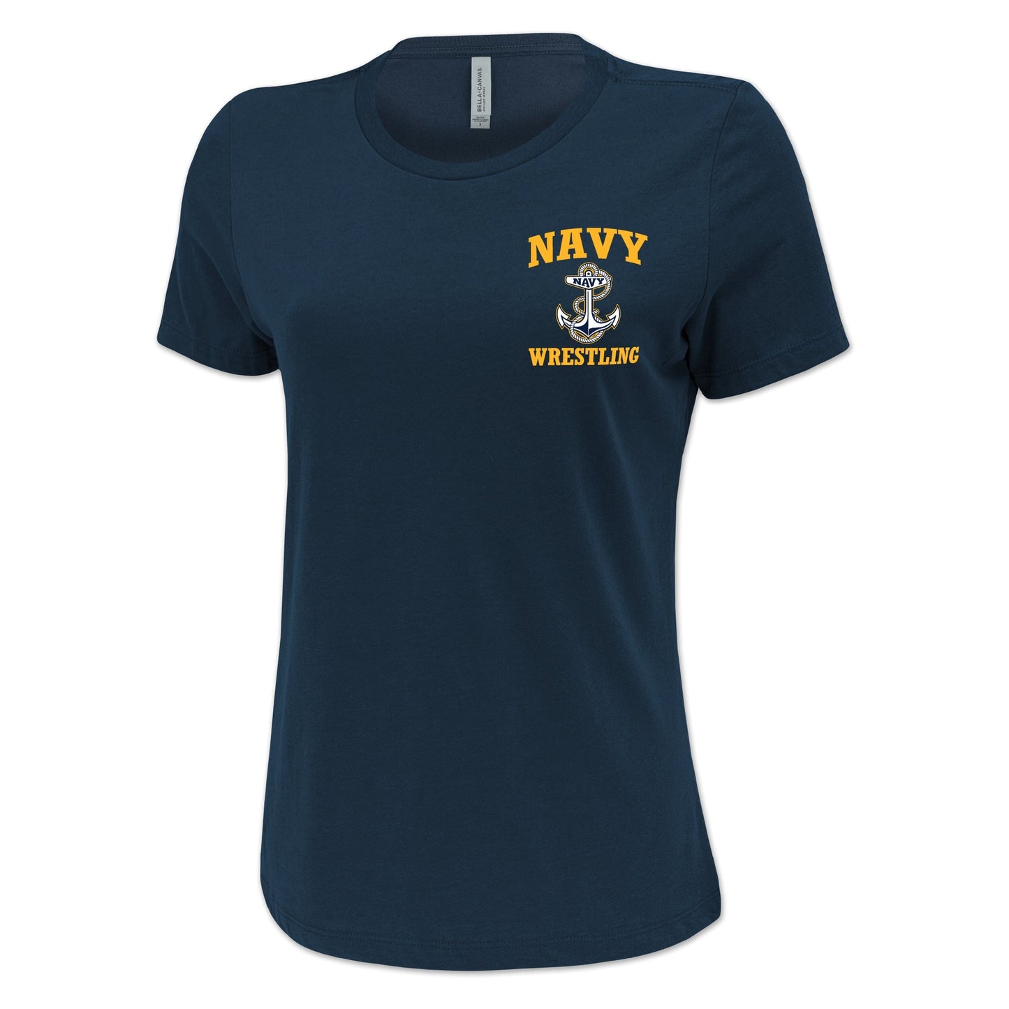 Navy Anchor Wrestling Ladies T-Shirt