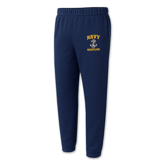 Navy Anchor Wrestling Sweatpants