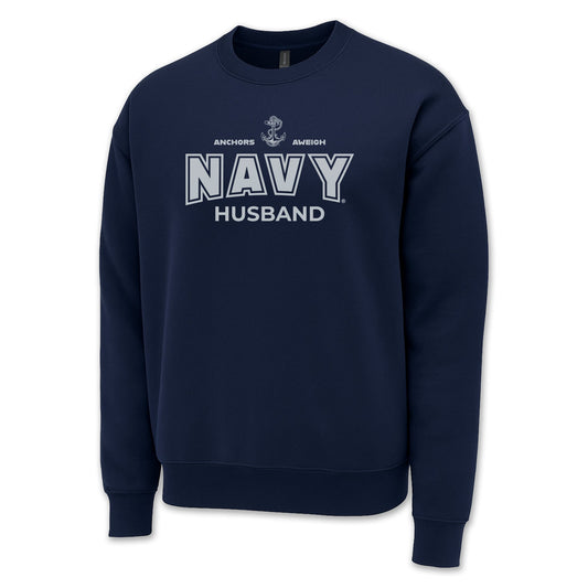 Navy Husband Crewneck (Navy)