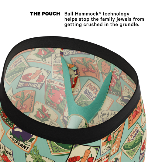 The Need For Seed | Seed Packet Long Leg Ball Hammock® Pouch Underwear With Fly