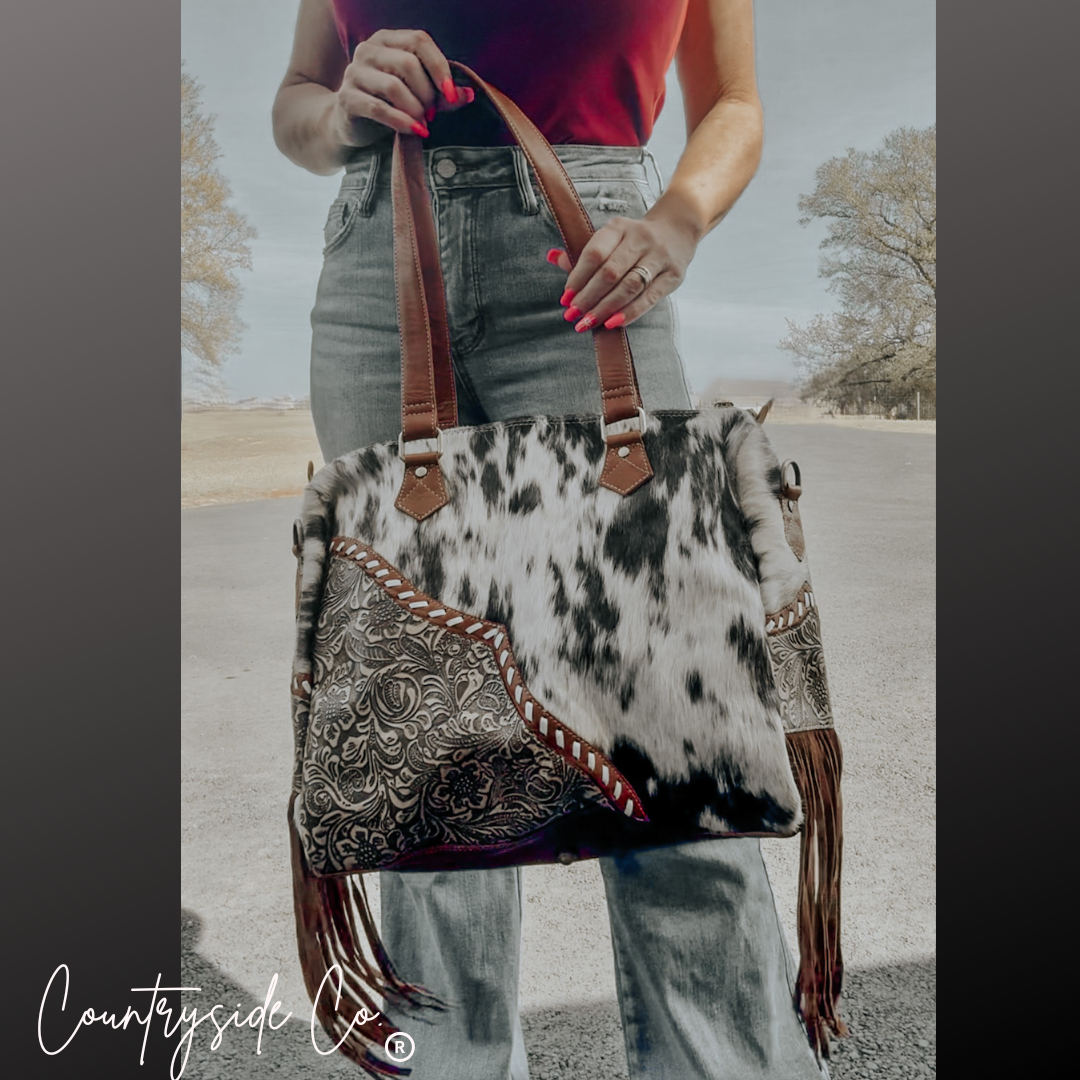 Laramie Cowhide Leather Concealed Carry Handbag