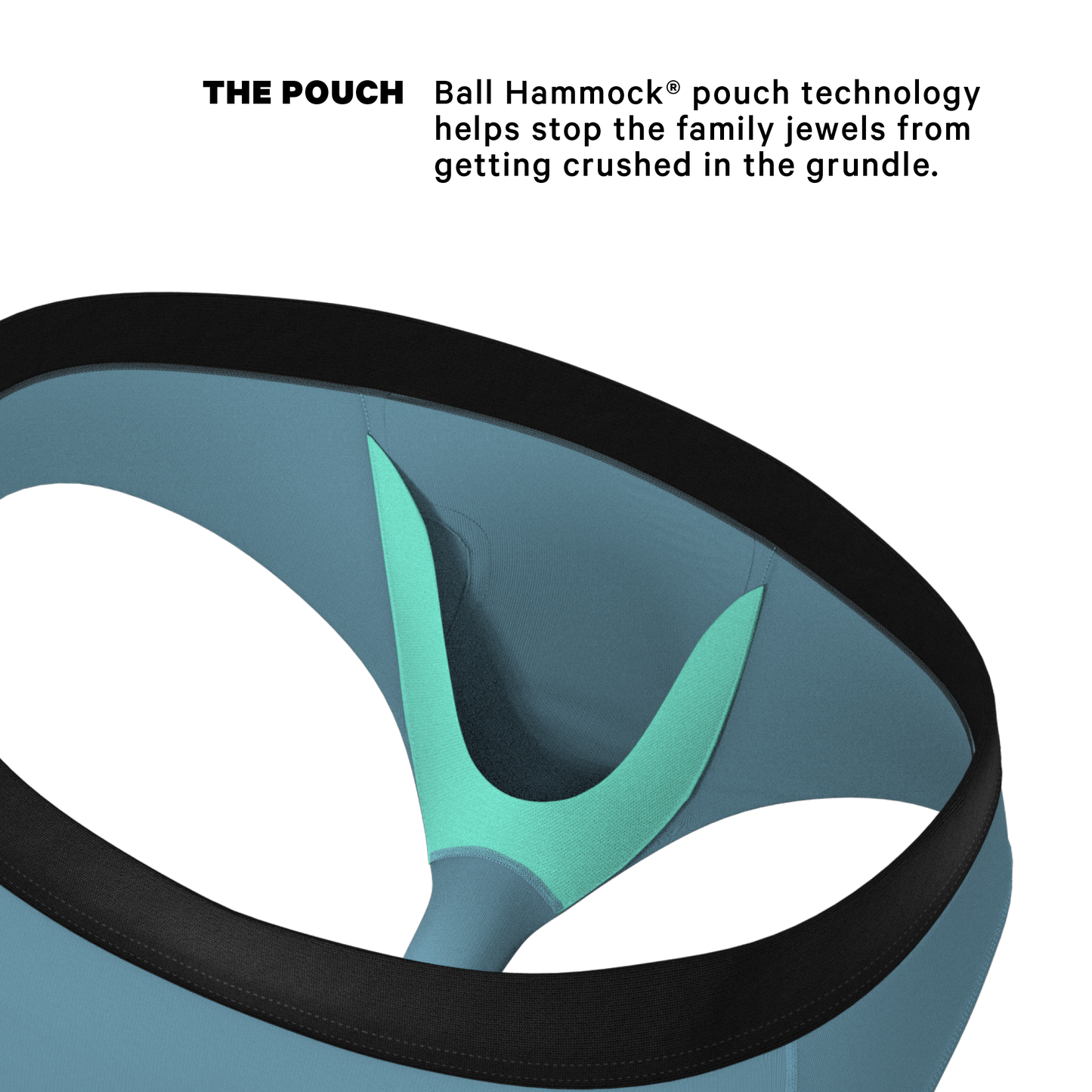 The Neptune | Slate Blue Ball Hammock® Pouch Underwear Briefs