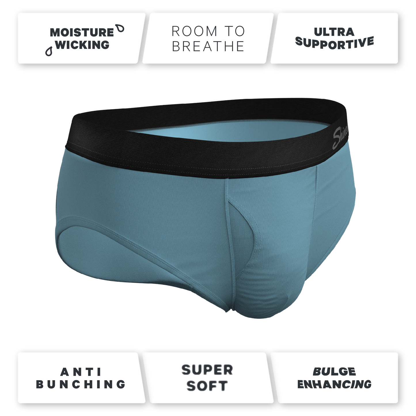 The Neptune | Slate Blue Ball Hammock® Pouch Underwear Briefs