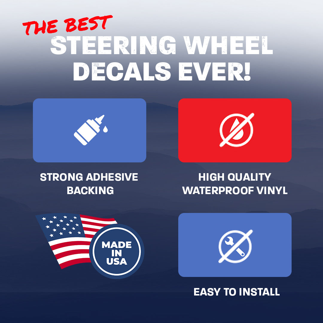 Jack Frost Steering Wheel Decal