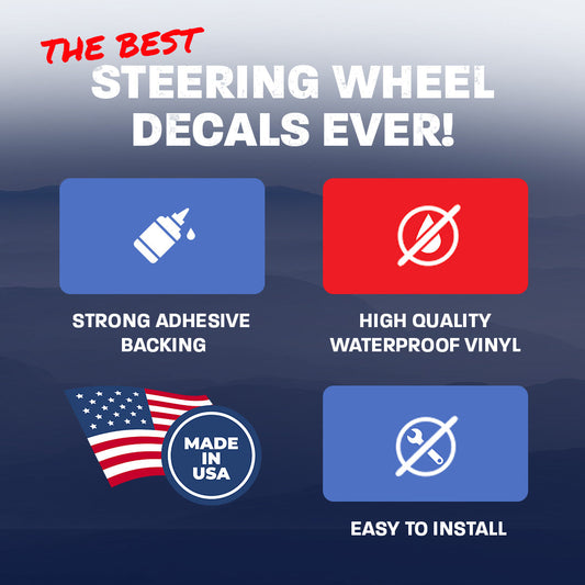 Stuck Inside Steering Wheel Decal