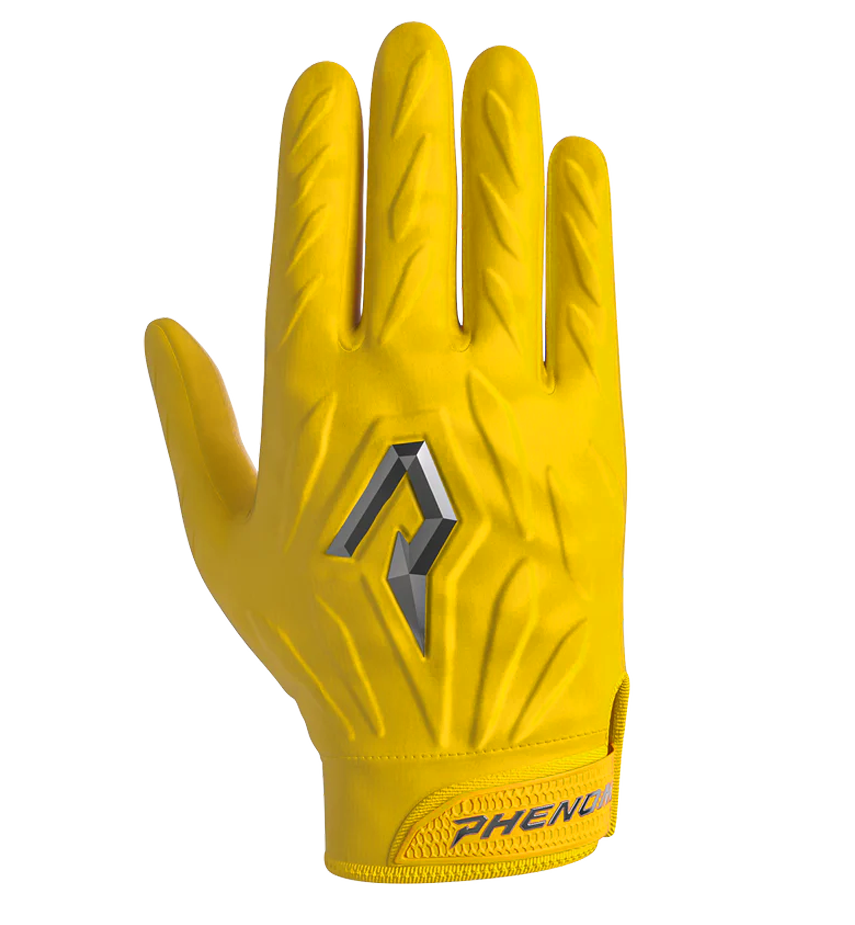 Phenom Elite Quantum Fierce Youth Padded Football Gloves - Team Colors