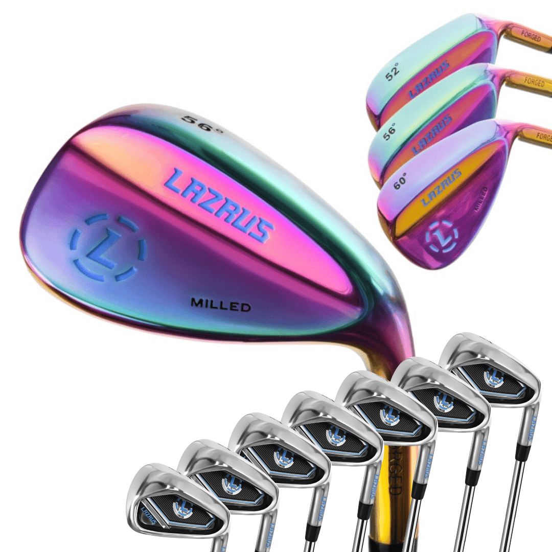 Lazrus Golf Wedges Set or Individual - Forged 50, 54, 58 | Gap, Sand, Lob Wedge (Right Hand)