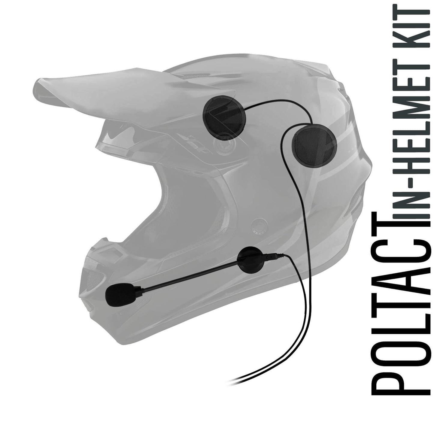 In Helmet & Push To Talk Kit - Quick Disconnect (Hirose): All Kenwood Multi-Pin TK & NX Series