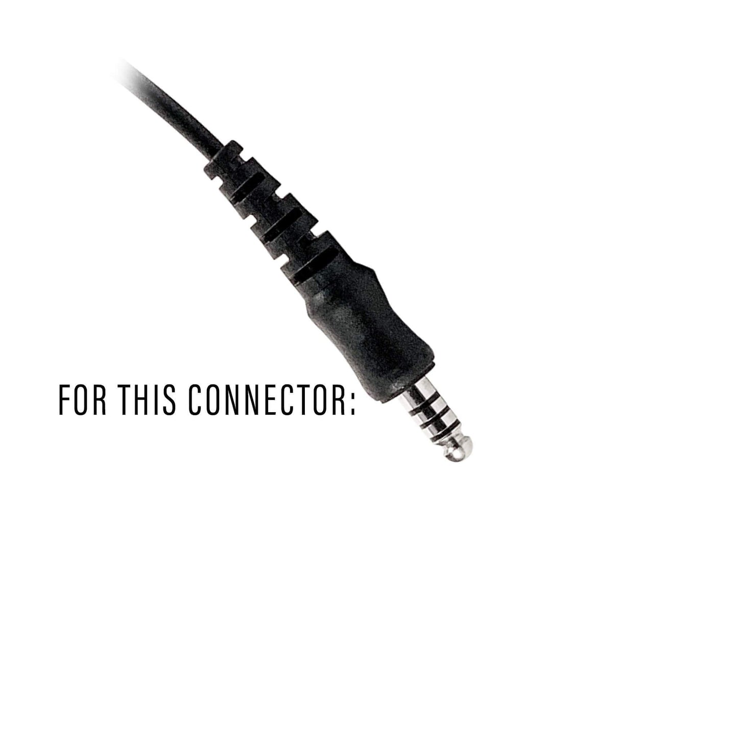 Tactical Radio Adapter/PTT for Headset w/ Quick Disconnect(Hirose): NATO/Military Wiring, Gentex, Ops-Core, OTTO, 3M Peltor ComTac, XPI, Helicopter, & More - Harris/Tait TP3000/7110/7100/8000/9000 Series