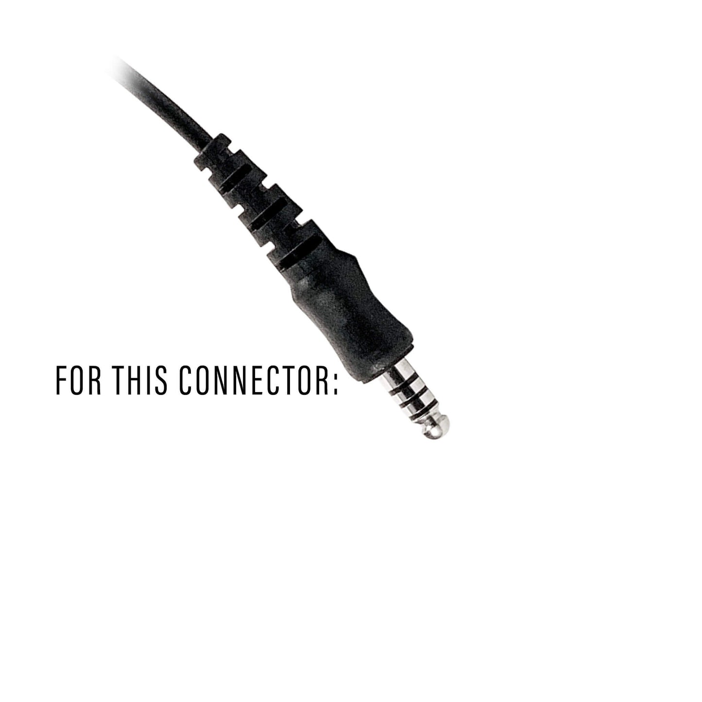 Tactical Radio Connector Cable & Push To Talk Adapter for Headset: NATO/Military Wiring, Gentex, Ops-Core, OTTO, Select Peltor Models, Helicopter - EF Johnson: All 51, 5000, 5100, 7700, 8100 Series, Ascend, Kenwood VP400, VP600, VP900 & More