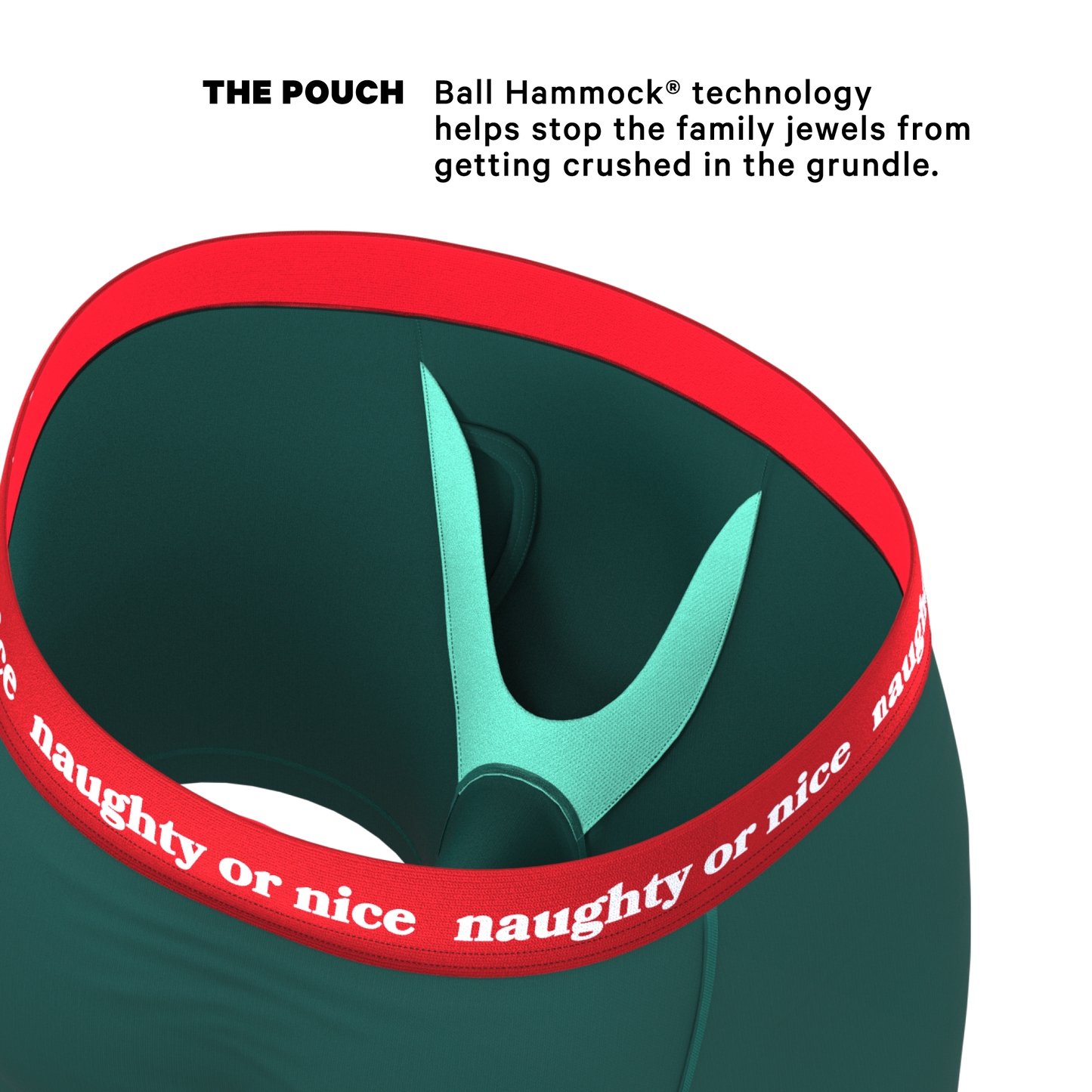 The Nice List | Flirty Waistband Ball Hammock® Pouch Underwear With Fly