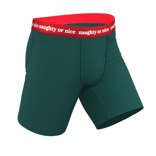 The Nice List | Flirty Waistband Long Leg Ball Hammock® Pouch Underwear With Fly