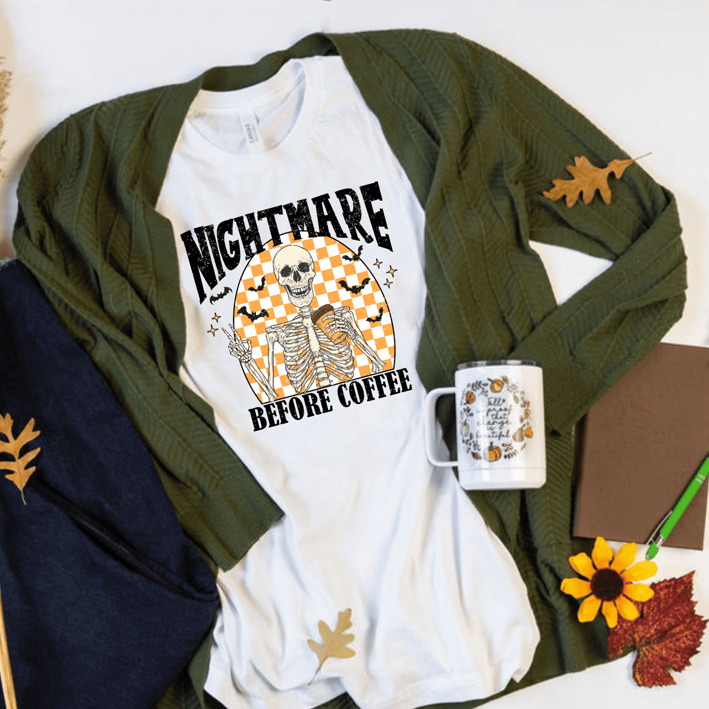 Nightmare Before Coffee Halloween T-Shirt