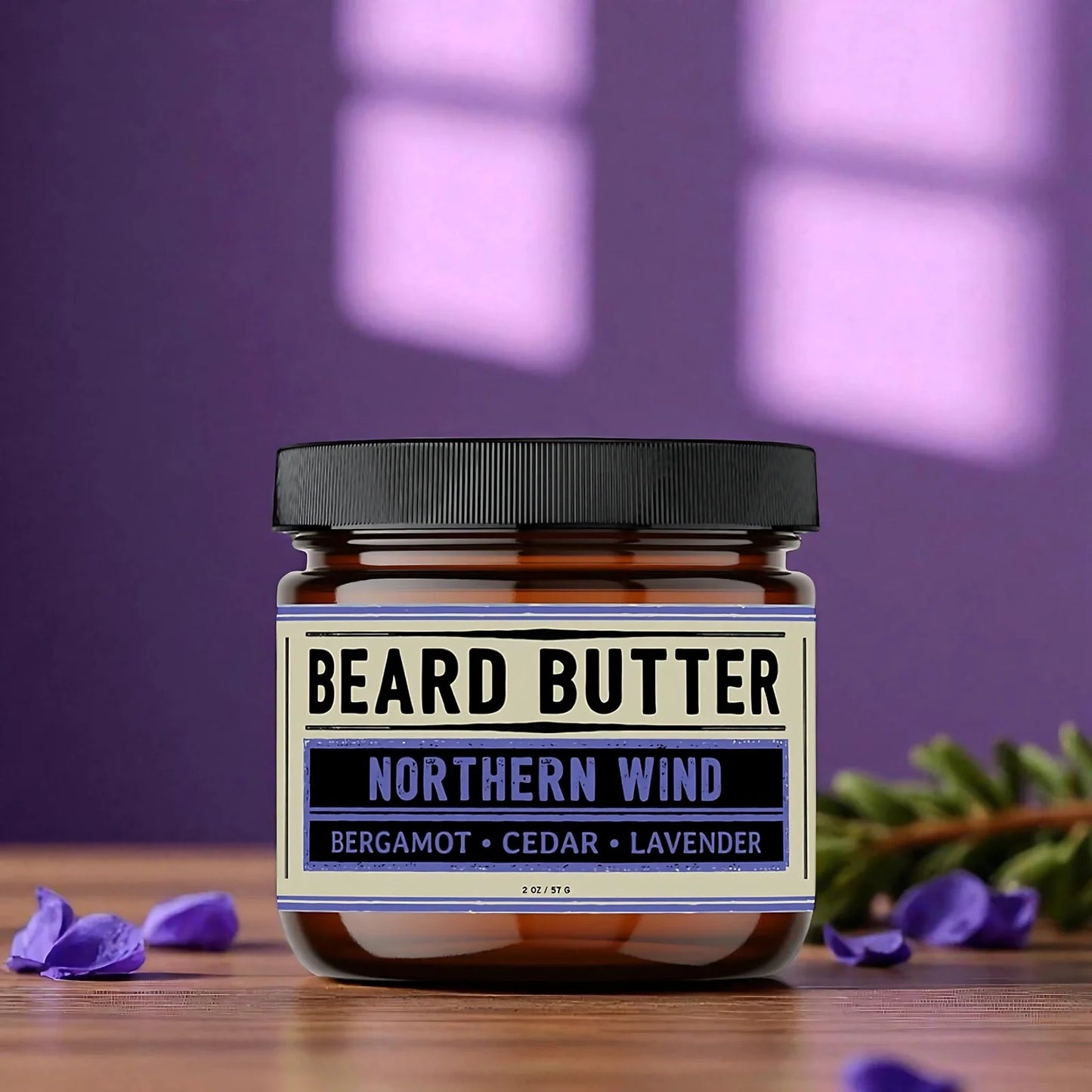 Northern Wind Beard Butter - Bergamot, Cedar, Lavender