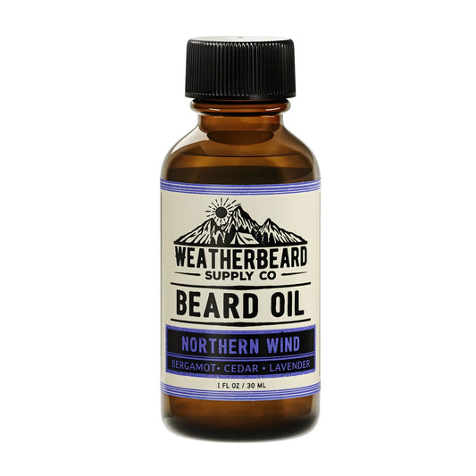 Northern Wind Beard Oil - Bergamot, Cedar, Lavender