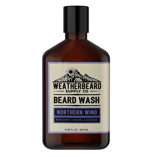Northern Wind Beard Wash - Bergamot, Cedar, Lavender