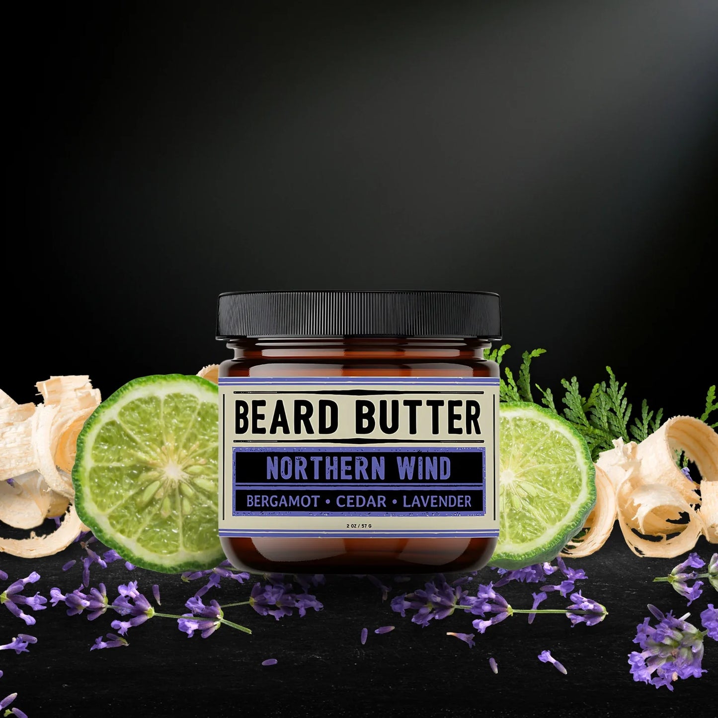 Northern Wind Beard Butter - Bergamot, Cedar, Lavender