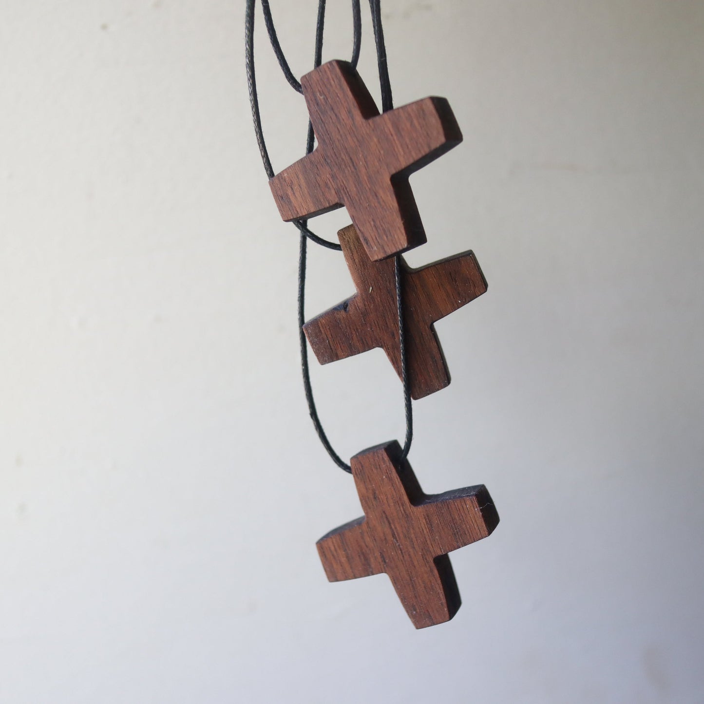 Walnut Cross Necklaces