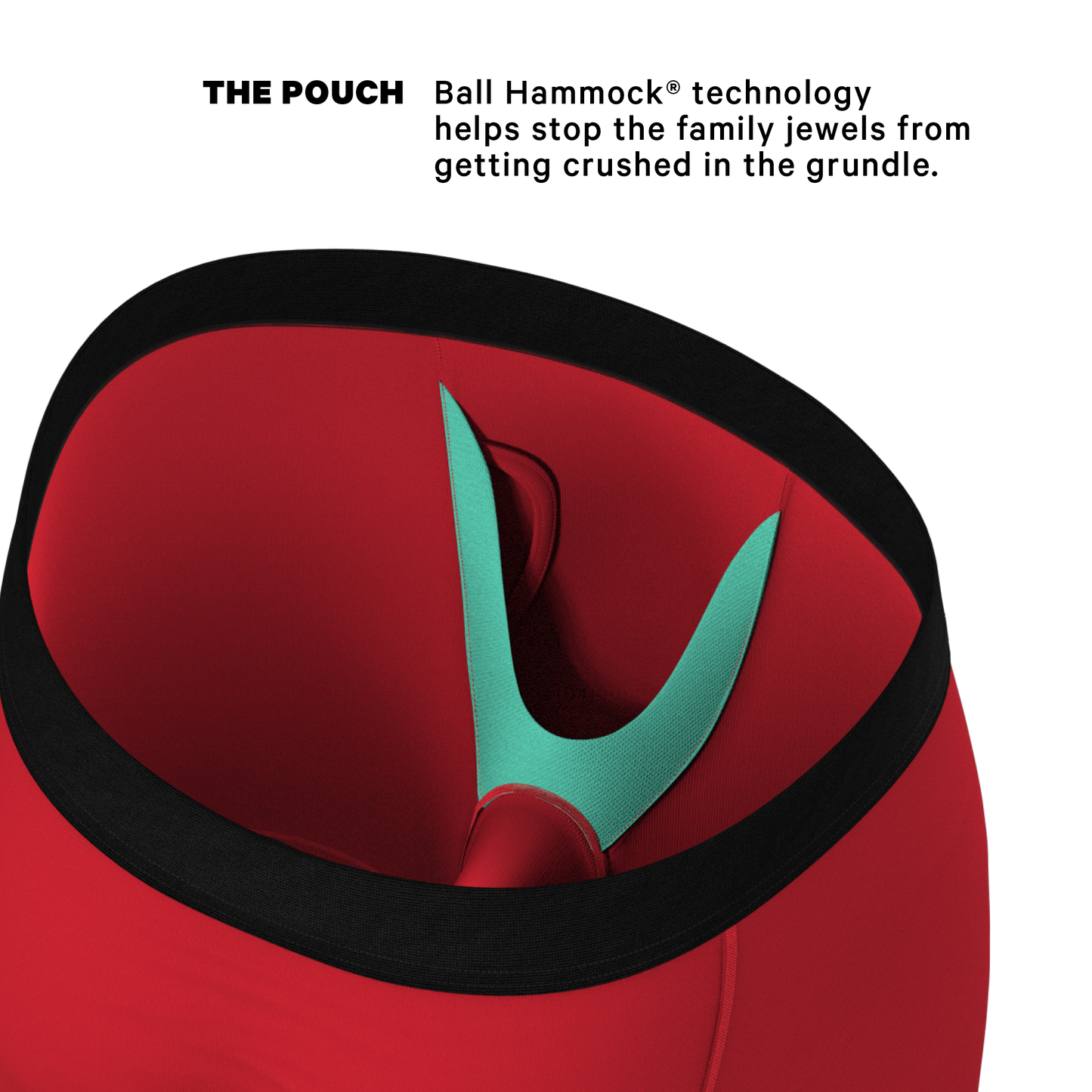 The Nutcrack-Him | Nutcracker Christmas Long Leg Ball Hammock® Pouch Underwear With Fly