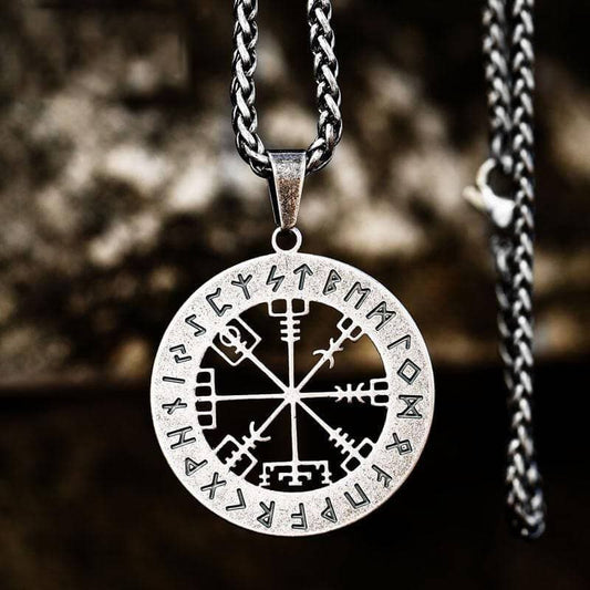 Vegvisir Viking Compass Stainless Steel Pendant