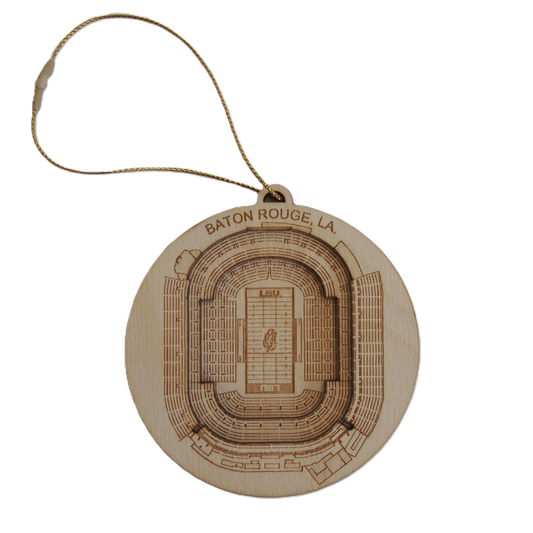 Baton Rouge, Louisiana Ornament Art (Tiger Stadium)