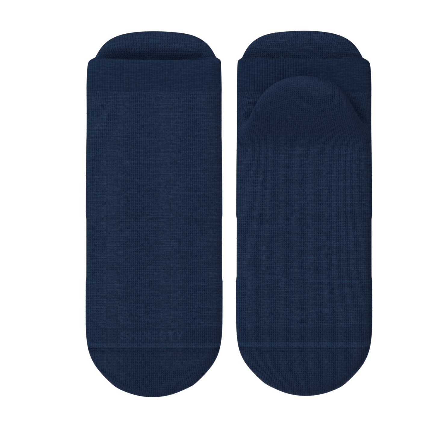 The Ocean Blue | Chambray Heather Heel Hammock™ Ankle Socks