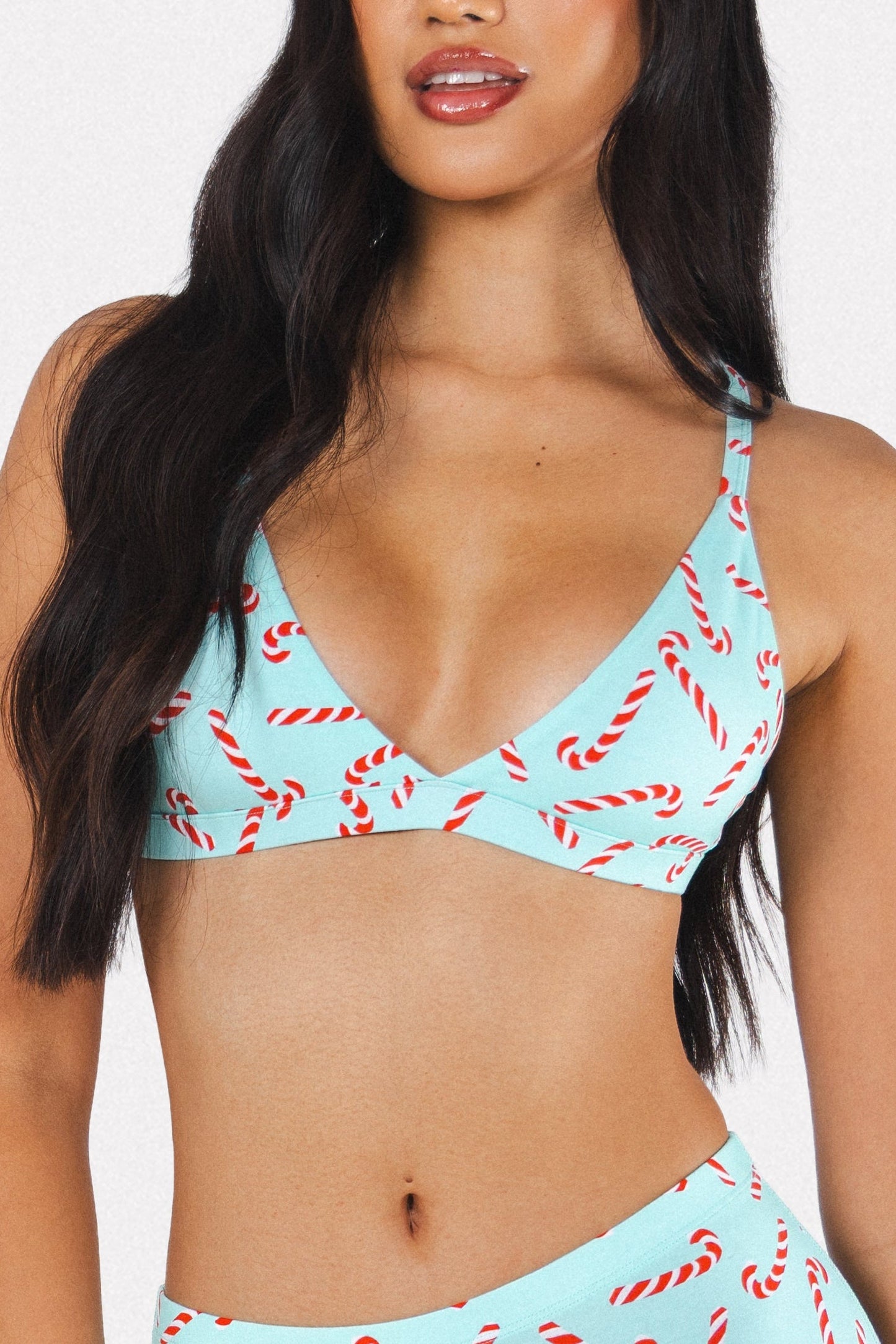 The Peppermint Pimp Canes | Candy Cane Boob Hammock™ Triangle Bralette